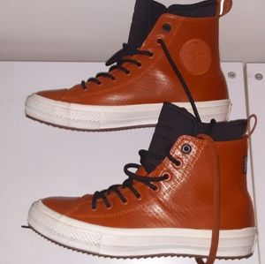 Converse Chuck Taylor All Star II High Top Brown Leather Boots
